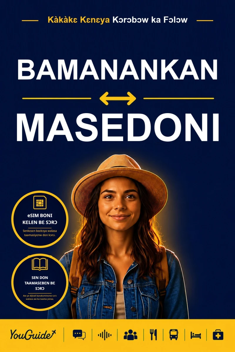Portada: The Language Guide for Travelers - Bambara to Macedonian
