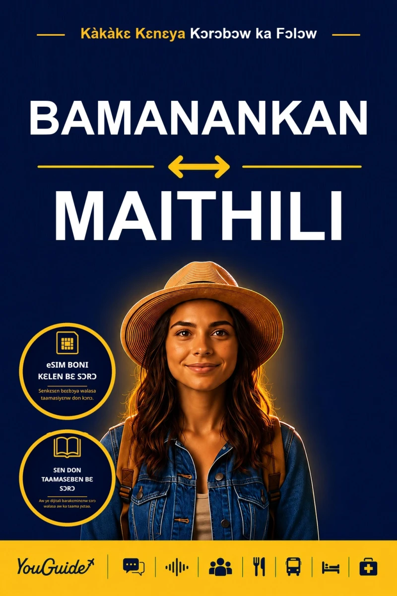 Portada: The Language Guide for Travelers - Bambara to Maithili
