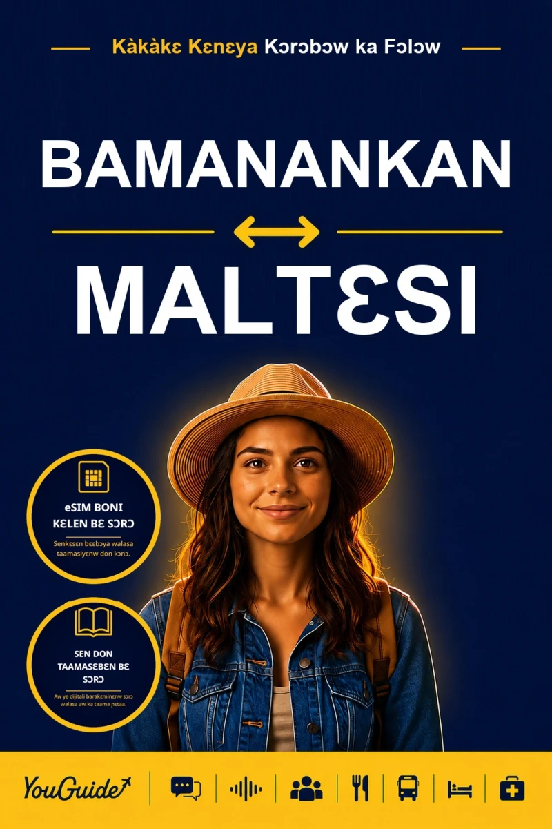 Portada: The Language Guide for Travelers - Bambara to Maltese