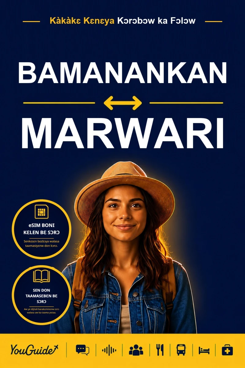 Portada: The Language Guide for Travelers - Bambara to Marwari