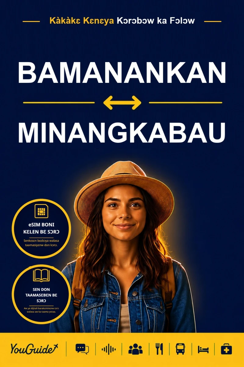 Portada: The Language Guide for Travelers - Bambara to Minangkabau