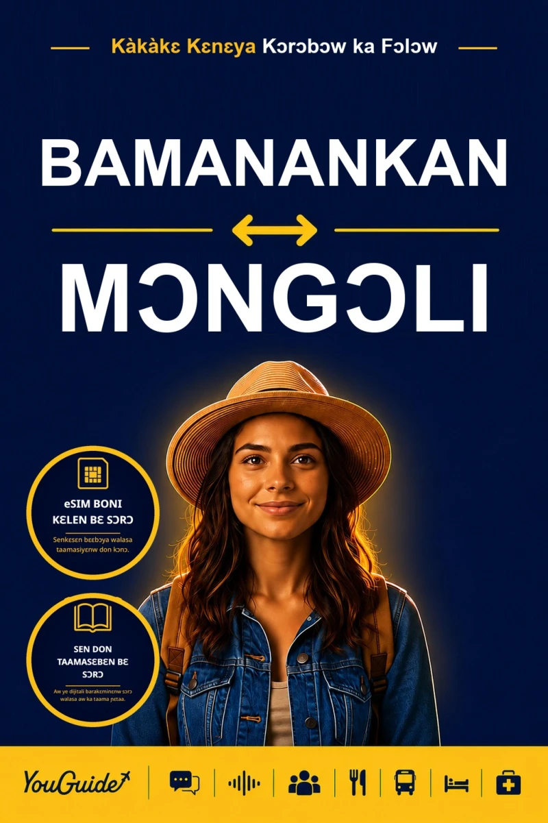 Portada: The Language Guide for Travelers - Bambara to Mongolian