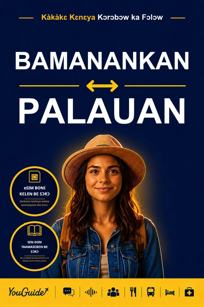 Portada: The Language Guide for Travelers - Bambara to Palauan