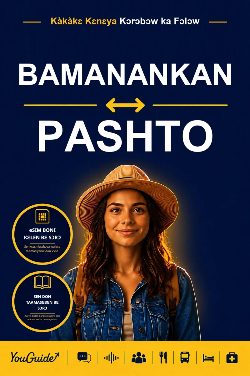 Portada: The Language Guide for Travelers - Bambara to Pashto