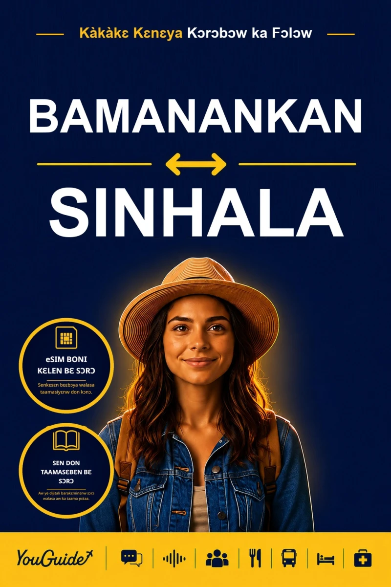 Portada: The Language Guide for Travelers - Bambara to Sinhala