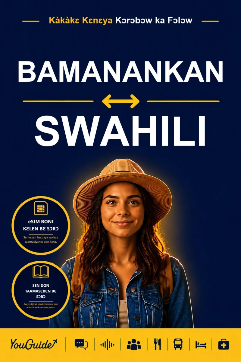Portada: The Language Guide for Travelers - Bambara to Swahili