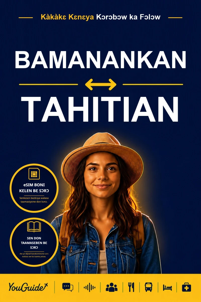 Portada: The Language Guide for Travelers - Bambara to Tahitian