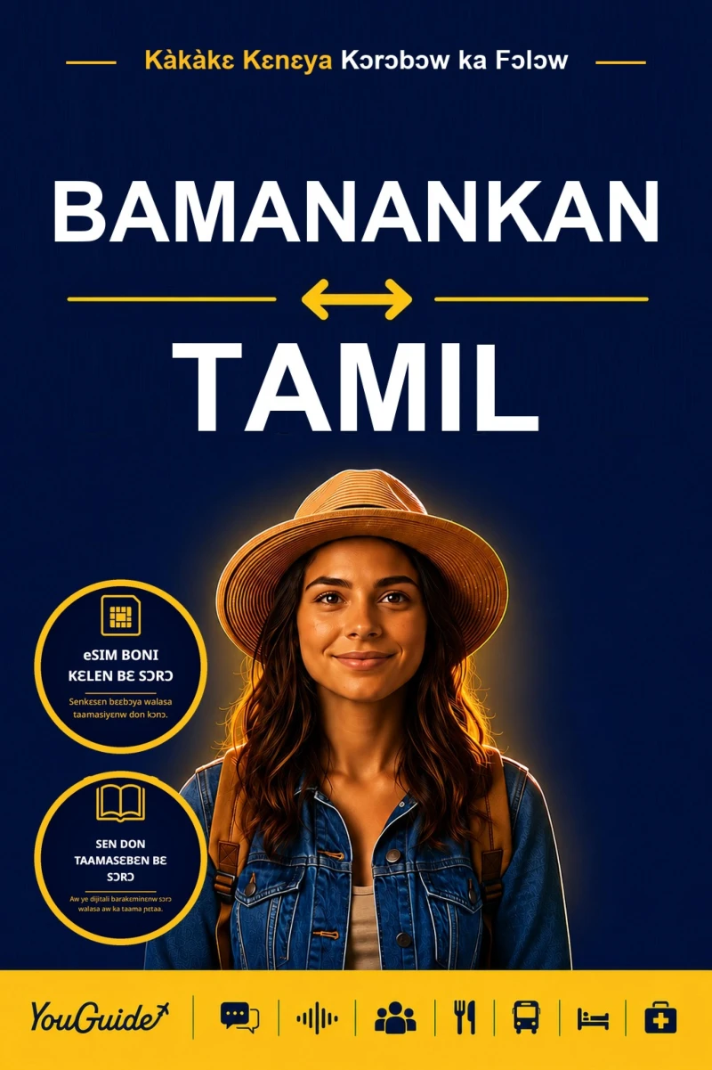 Portada: The Language Guide for Travelers - Bambara to Tamil