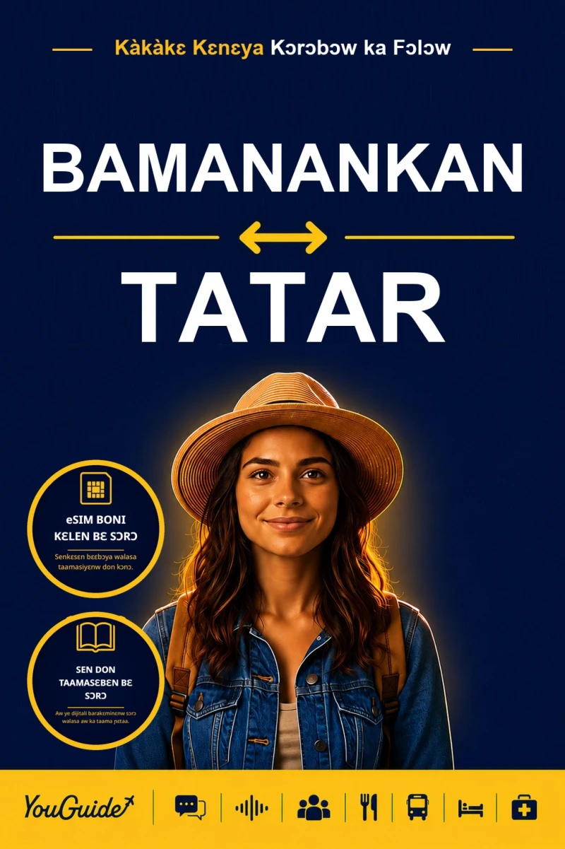 Portada: The Language Guide for Travelers - Bambara to Tatar