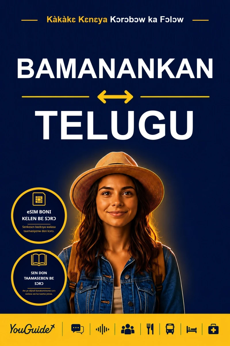 Portada: The Language Guide for Travelers - Bambara to Telugu