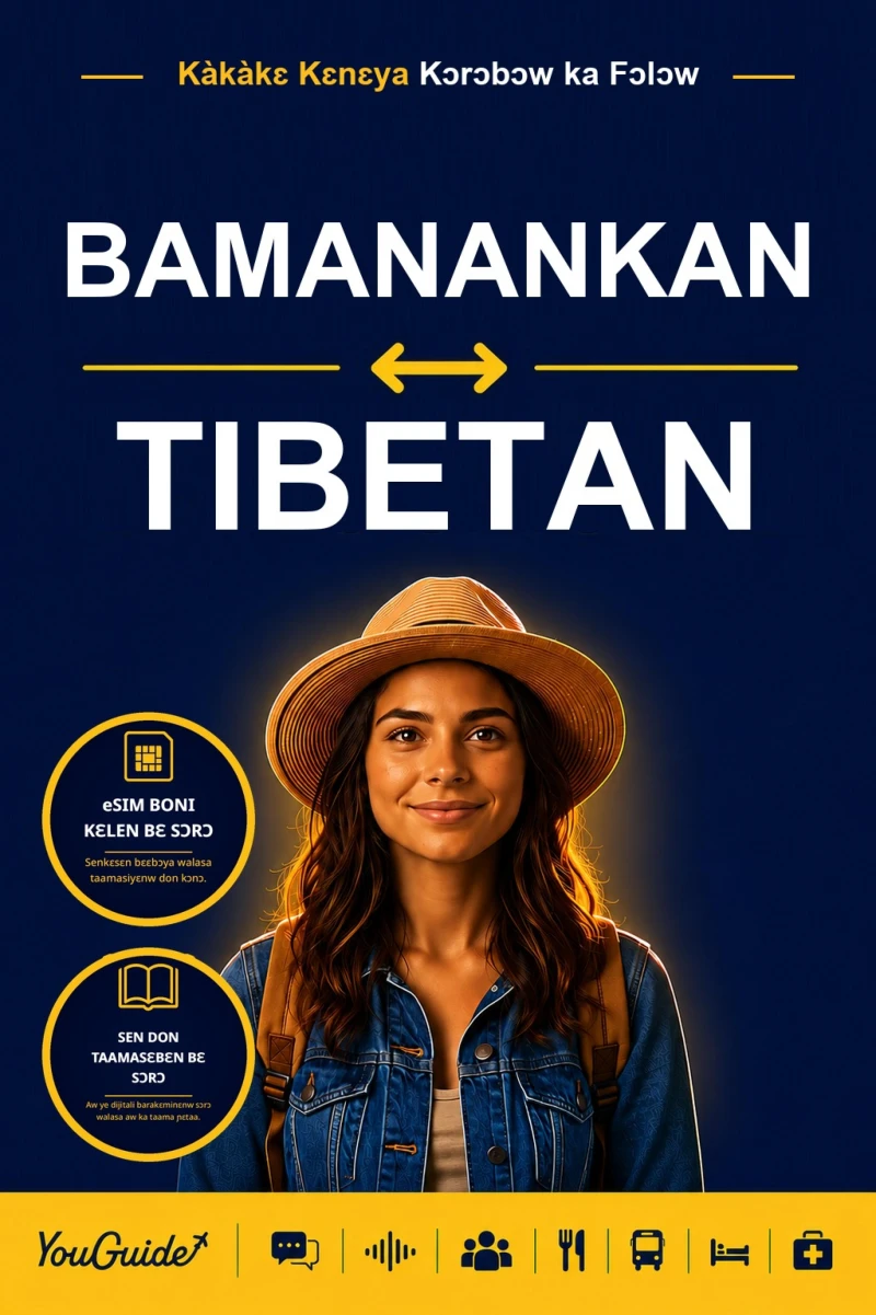 Portada: The Language Guide for Travelers - Bambara to Tibetan