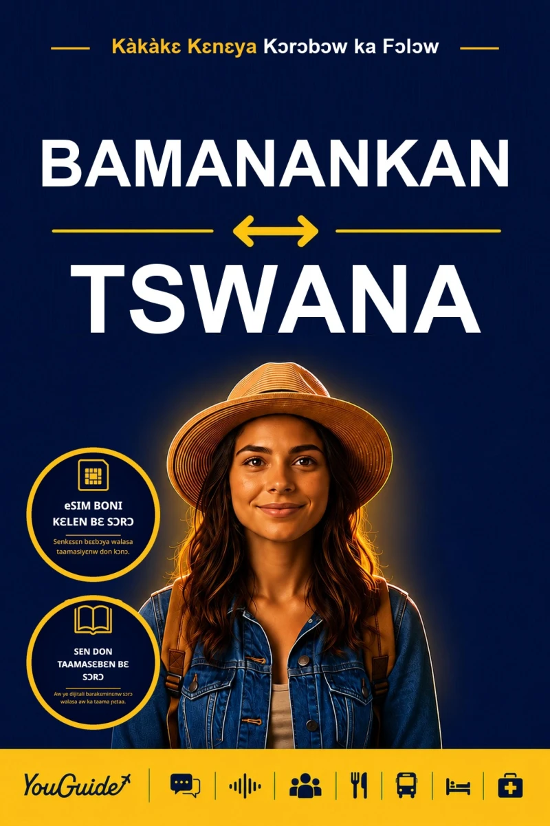 Portada: The Language Guide for Travelers - Bambara to Tswana