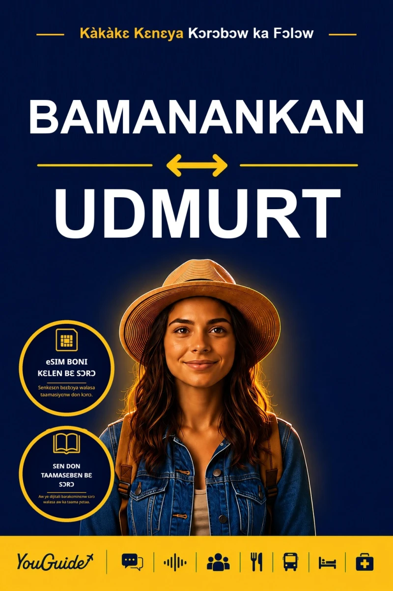 Portada: The Language Guide for Travelers - Bambara to Udmurt