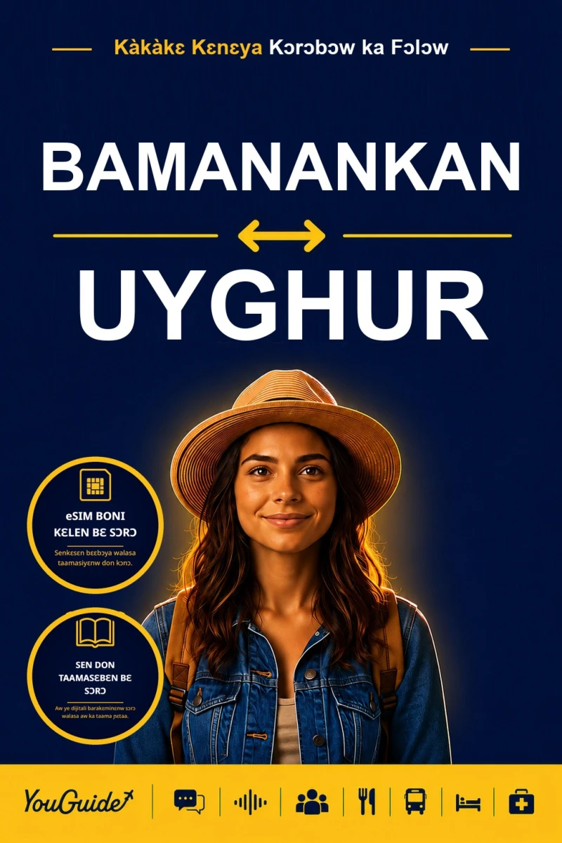 Portada: The Language Guide for Travelers - Bambara to Uyghur