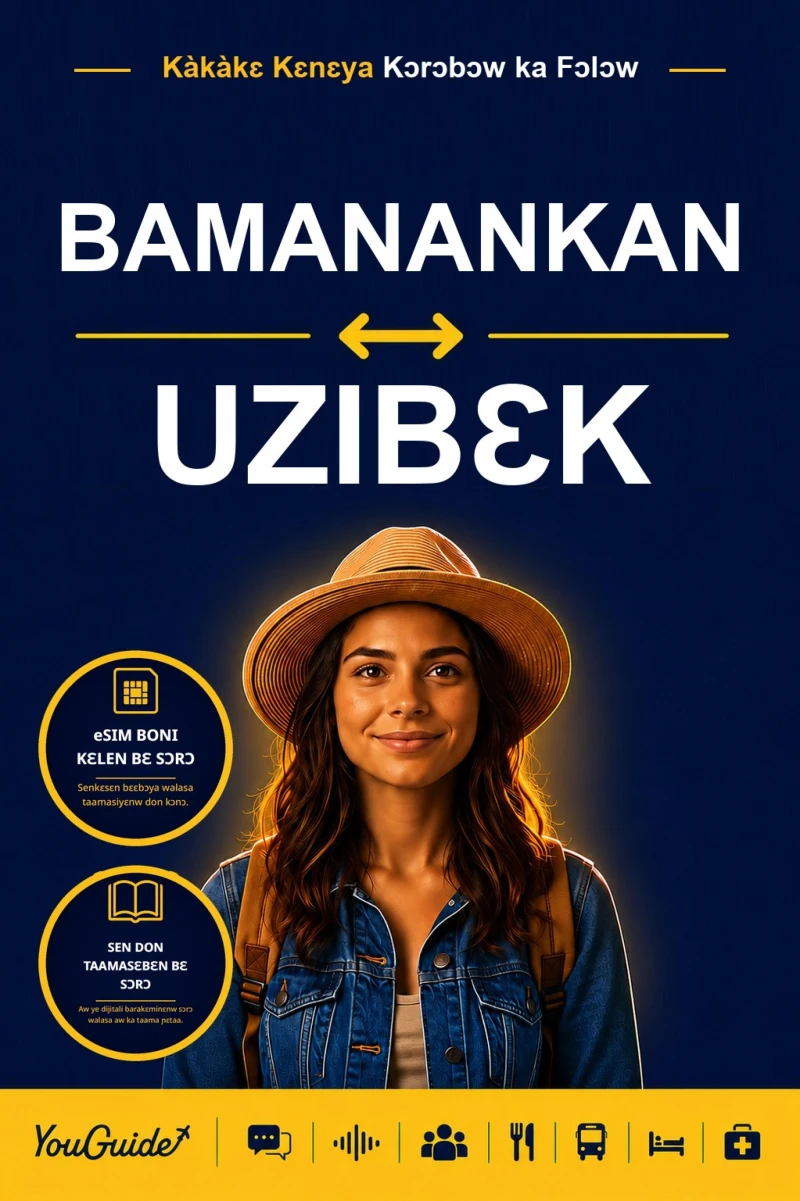 Portada: The Language Guide for Travelers - Bambara to Uzbek