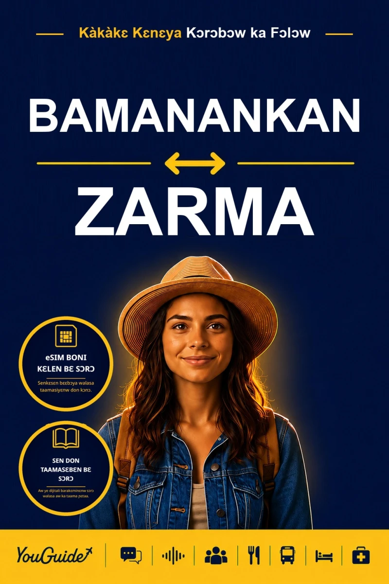 Portada: The Language Guide for Travelers - Bambara to Zarma