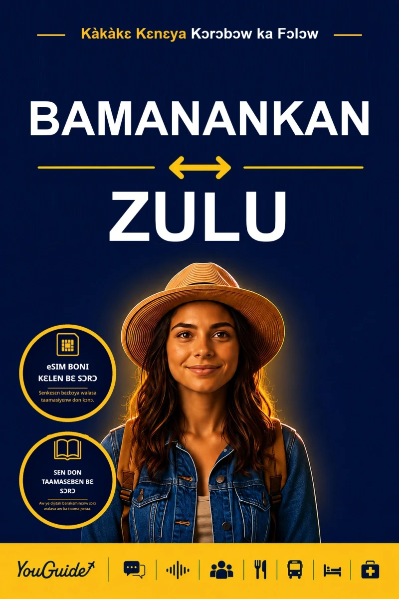 Portada: The Language Guide for Travelers - Bambara to Zulu
