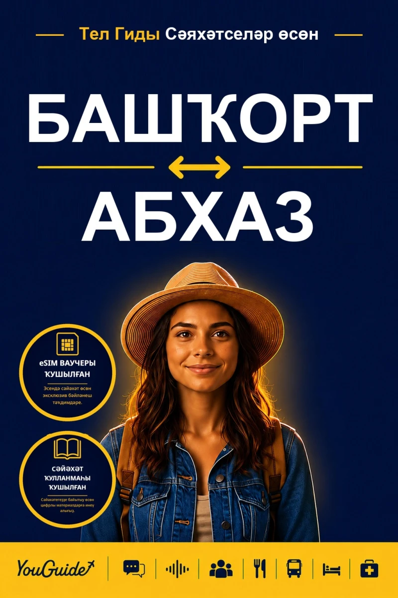 Portada: The Language Guide for Travelers - Bashkir to Abkhaz