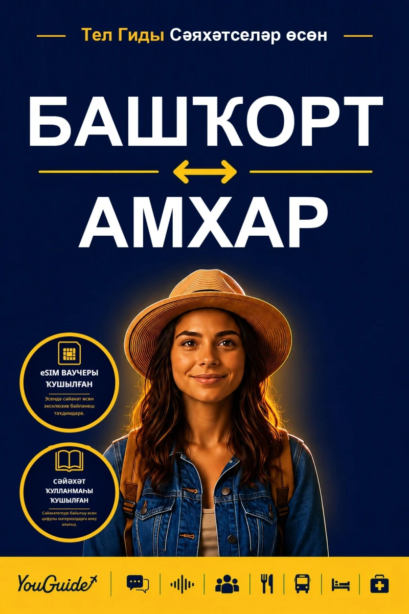 Portada: The Language Guide for Travelers - Bashkir to Amharic