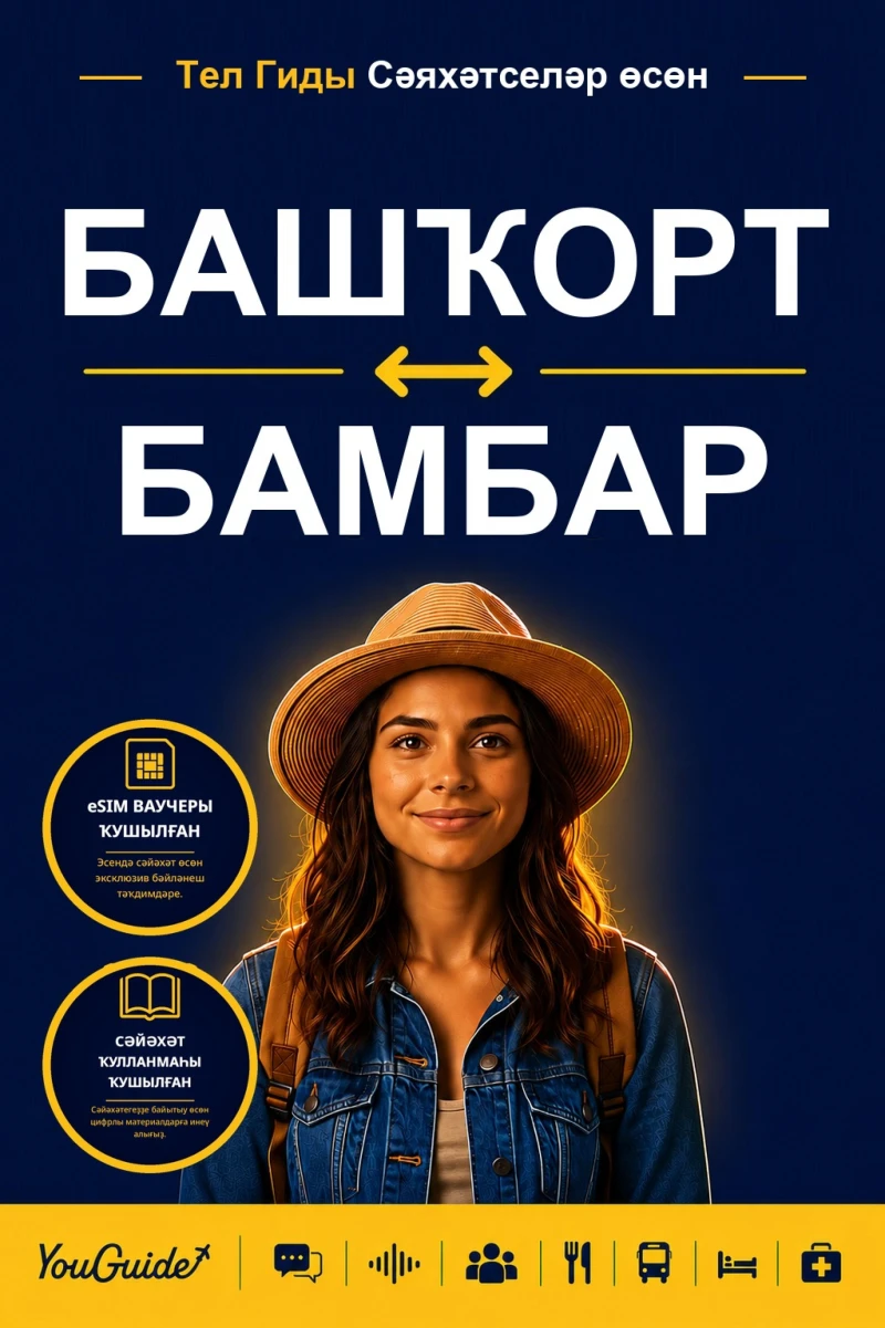 Portada: The Language Guide for Travelers - Bashkir to Bambara