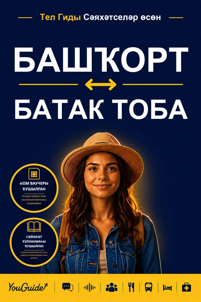 Portada: The Language Guide for Travelers - Bashkir to Batak Toba