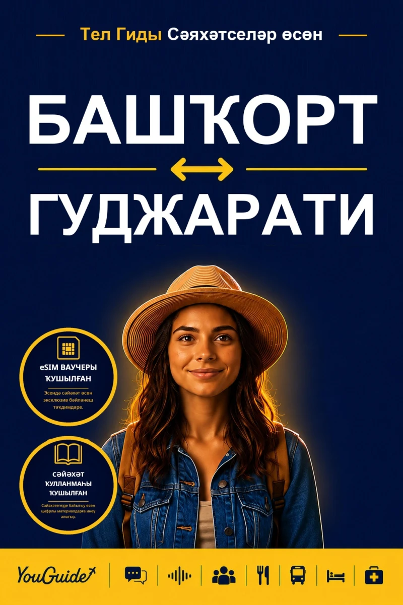 Portada: The Language Guide for Travelers - Bashkir to Gujarati