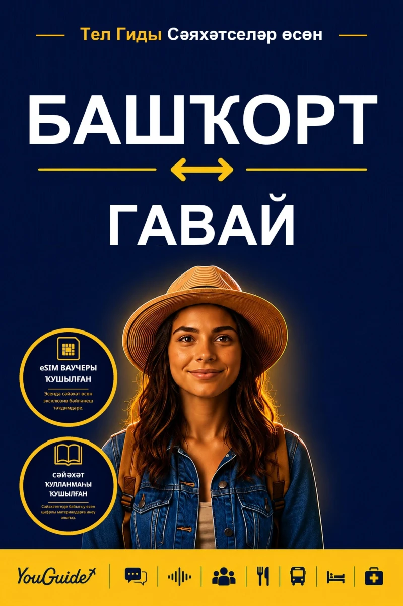 Portada: The Language Guide for Travelers - Bashkir to Hawaiian