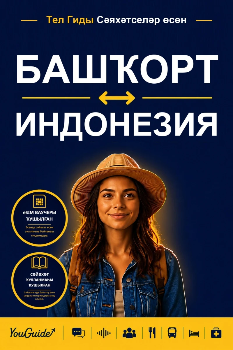 Portada: The Language Guide for Travelers - Bashkir to Indonesian