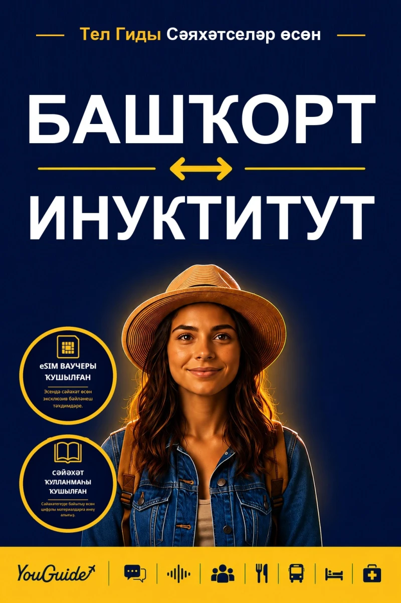 Portada: The Language Guide for Travelers - Bashkir to Inuktitut