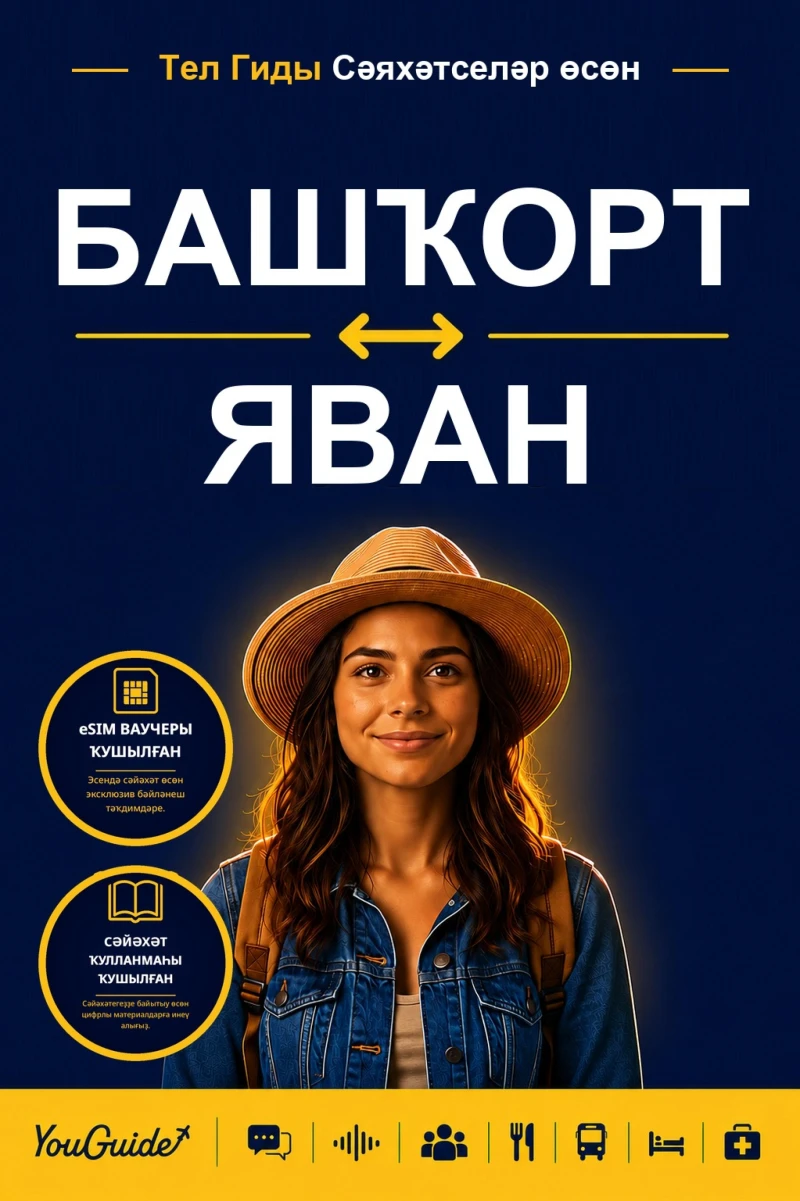Portada: The Language Guide for Travelers - Bashkir to Javanese