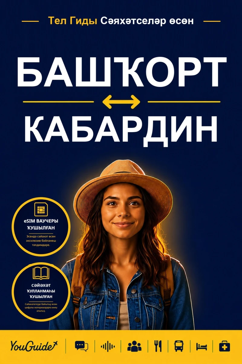 Portada: The Language Guide for Travelers - Bashkir to Kabardian