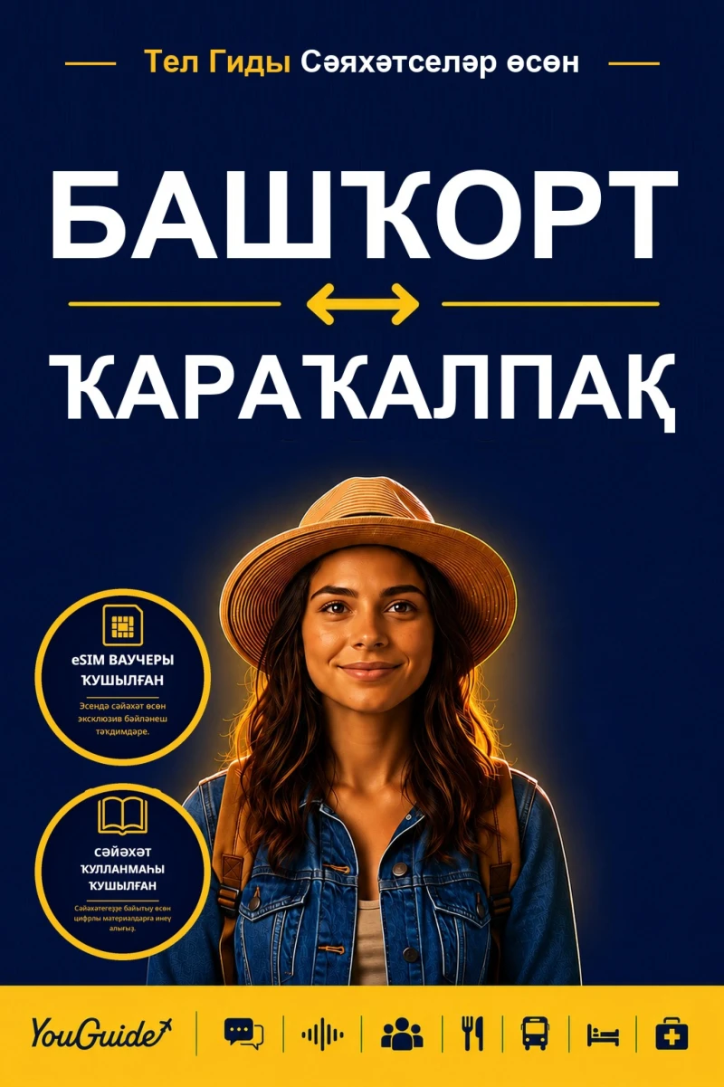 Portada: The Language Guide for Travelers - Bashkir to Karakalpak
