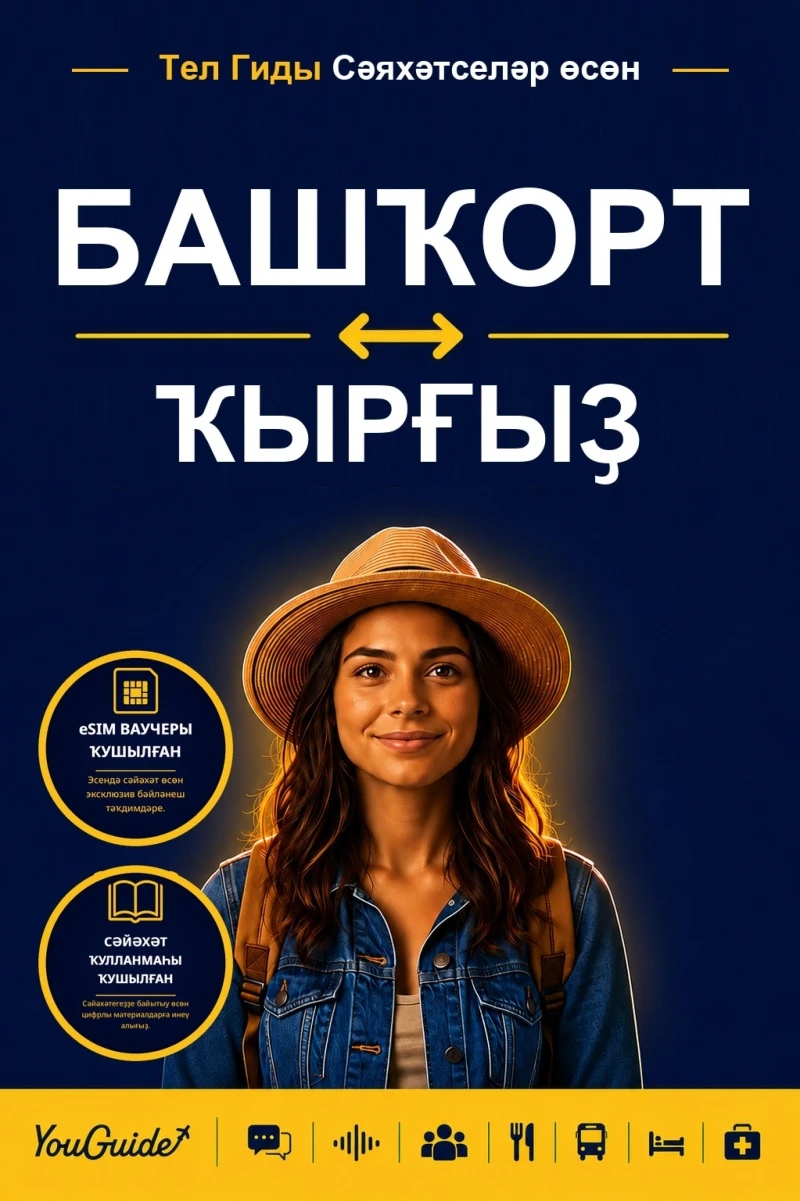 Portada: The Language Guide for Travelers - Bashkir to Kyrgyz
