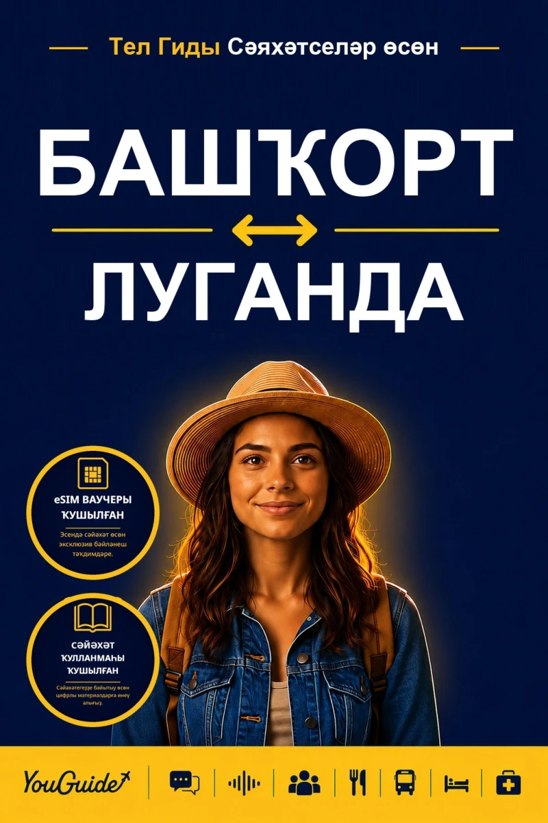 Portada: The Language Guide for Travelers - Bashkir to Luganda