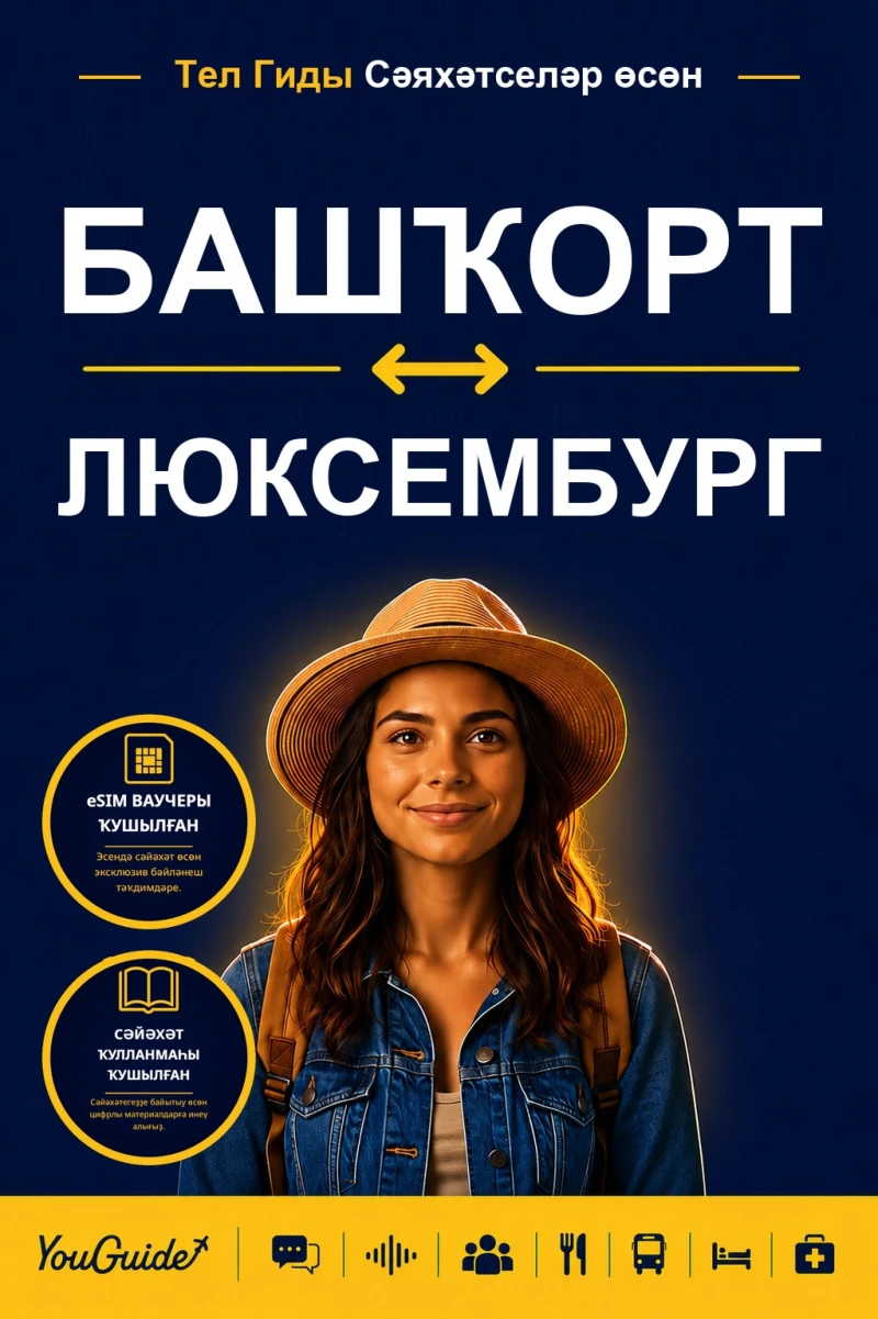 Portada: The Language Guide for Travelers - Bashkir to Luxembourgish
