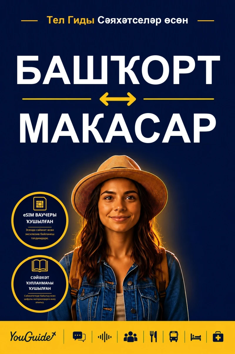 Portada: The Language Guide for Travelers - Bashkir to Makassarese