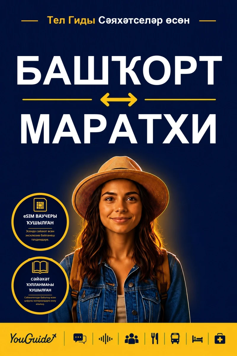 Portada: The Language Guide for Travelers - Bashkir to Marathi