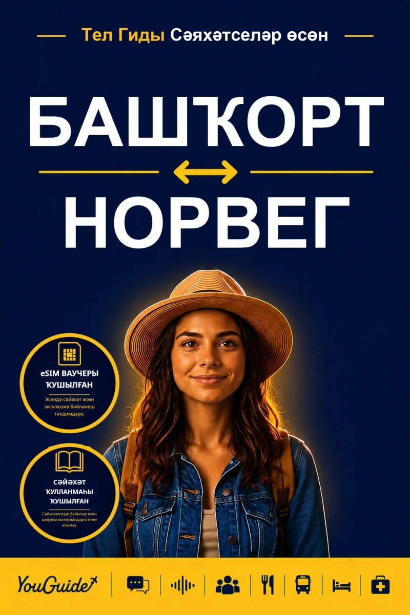 Portada: The Language Guide for Travelers - Bashkir to Norwegian
