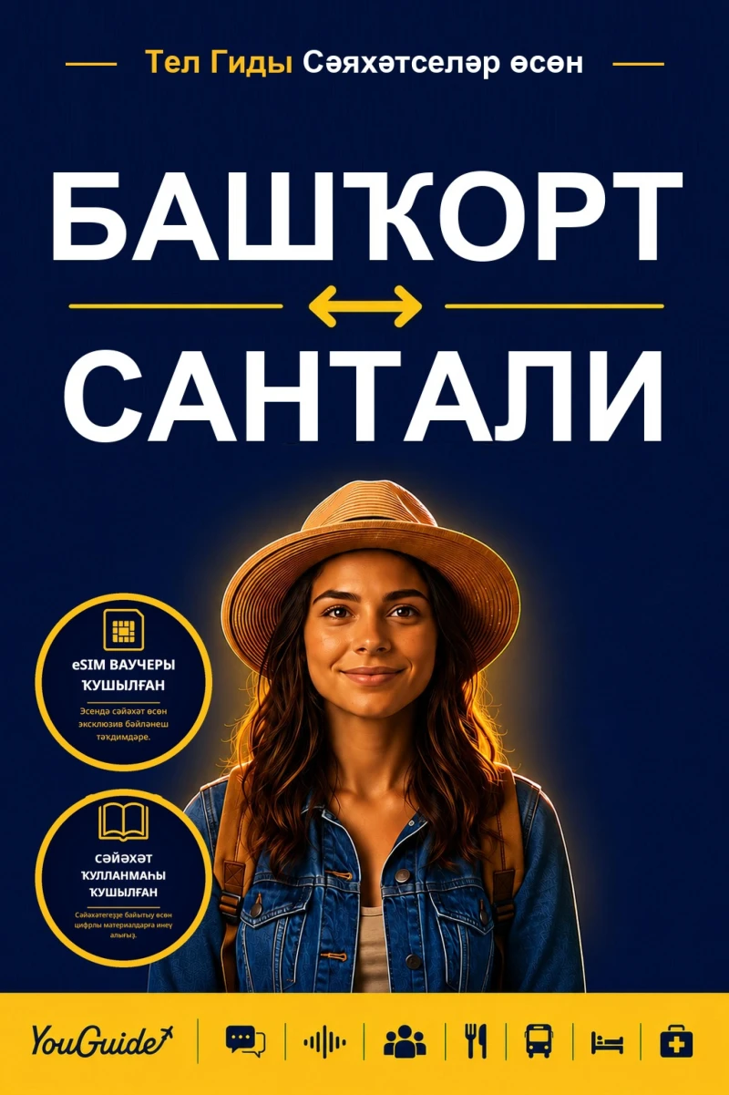 Portada: The Language Guide for Travelers - Bashkir to Santali
