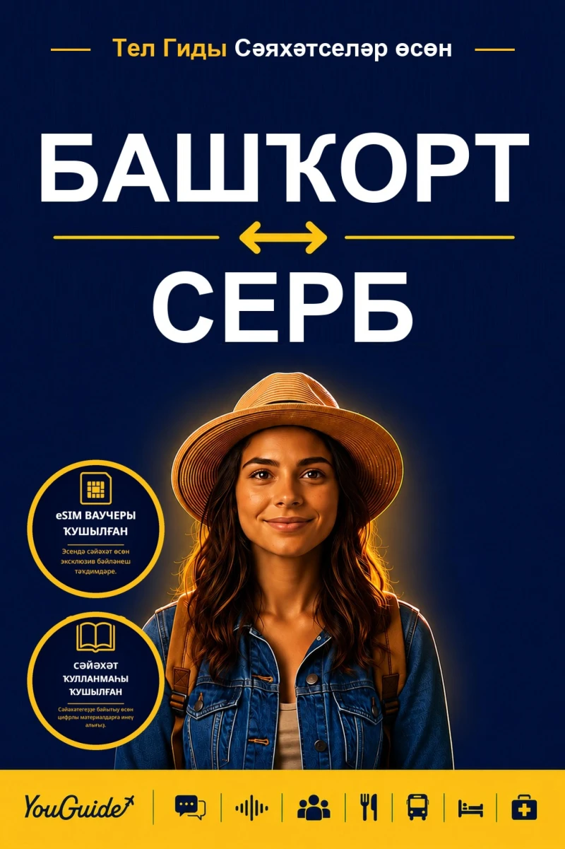 Portada: The Language Guide for Travelers - Bashkir to Serbian
