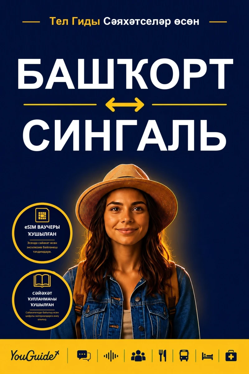 Portada: The Language Guide for Travelers - Bashkir to Sinhala