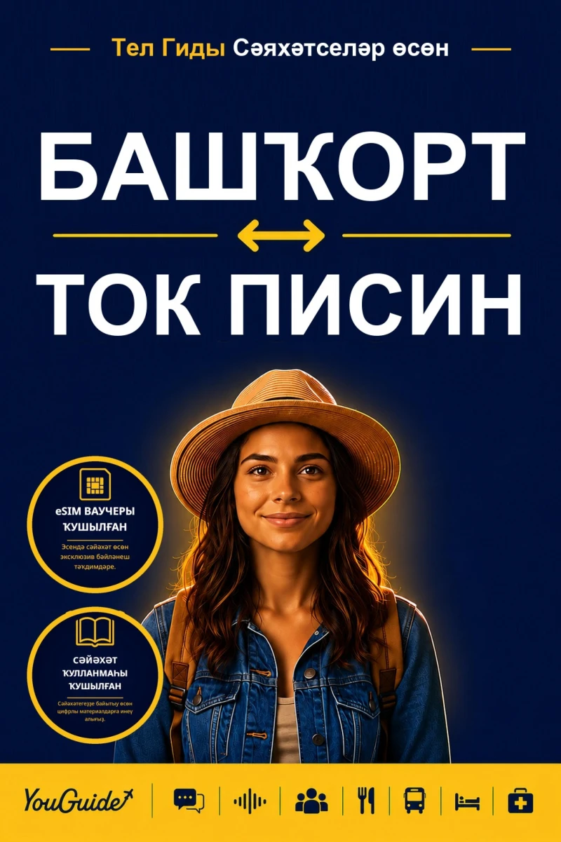 Portada: The Language Guide for Travelers - Bashkir to Tok Pisin
