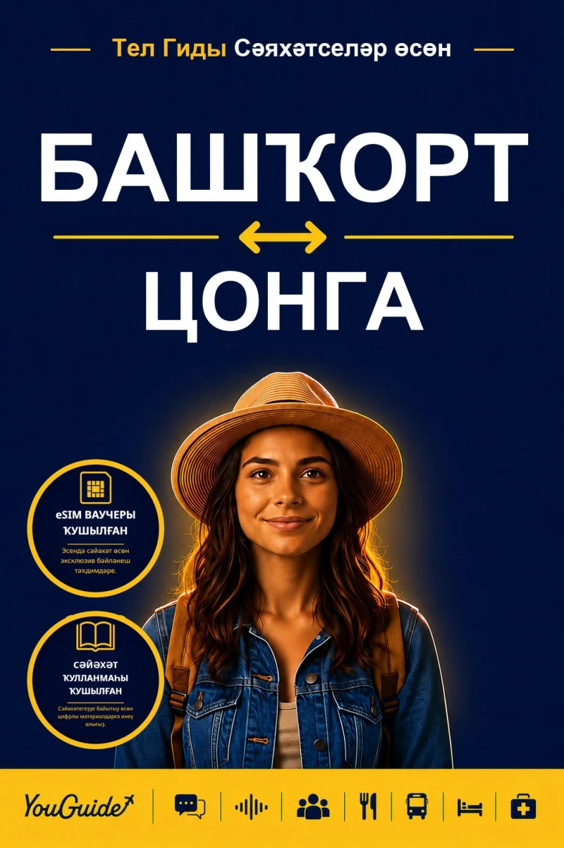Portada: The Language Guide for Travelers - Bashkir to Tsonga