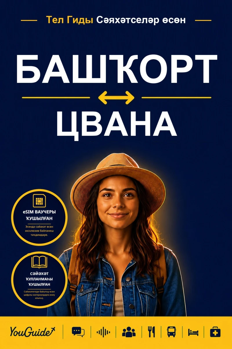 Portada: The Language Guide for Travelers - Bashkir to Tswana