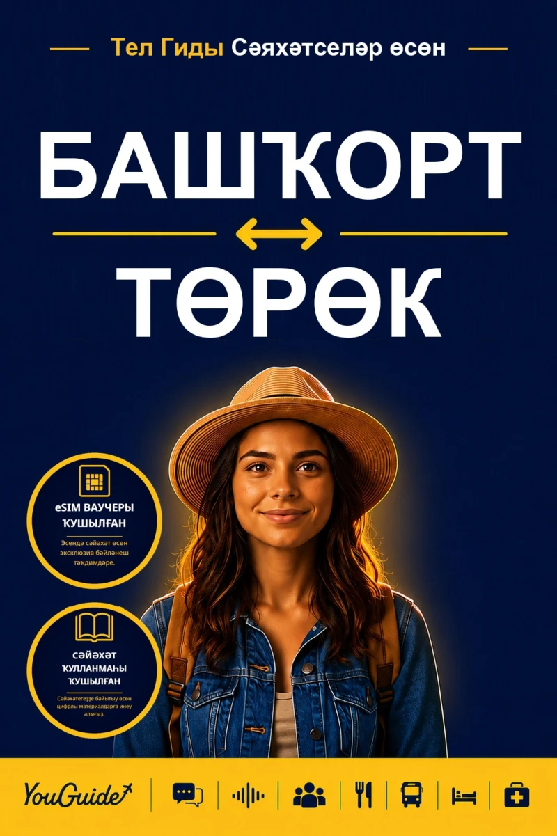 Portada: The Language Guide for Travelers - Bashkir to Turkish