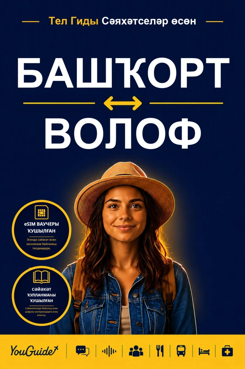 Portada: The Language Guide for Travelers - Bashkir to Wolof