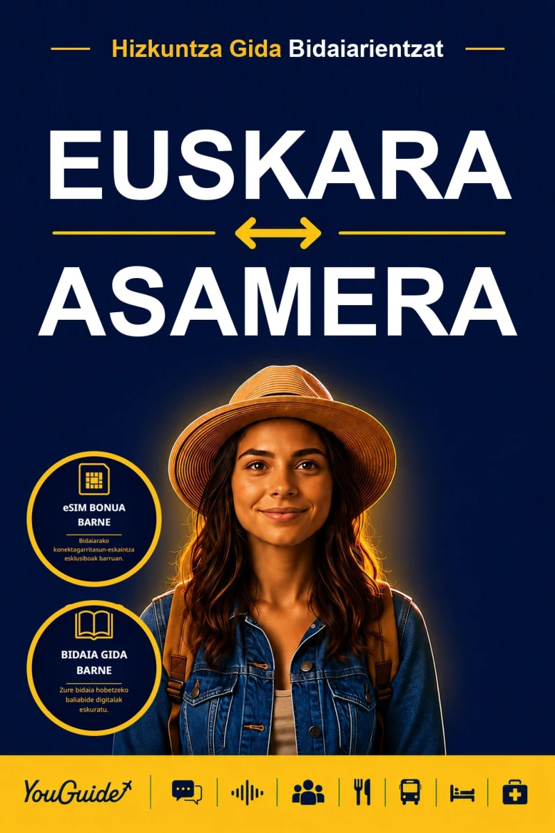 Portada: The Language Guide for Travelers - Basque to Assamese