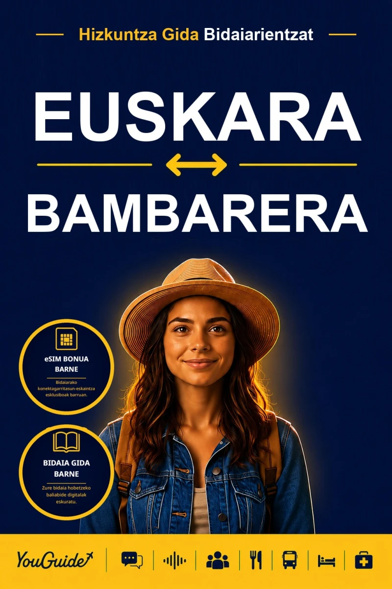 Portada: The Language Guide for Travelers - Basque to Bambara