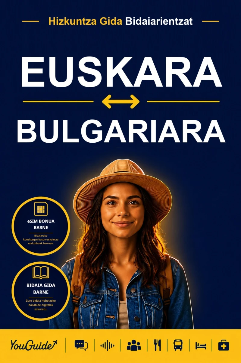 Portada: The Language Guide for Travelers - Basque to Bulgarian
