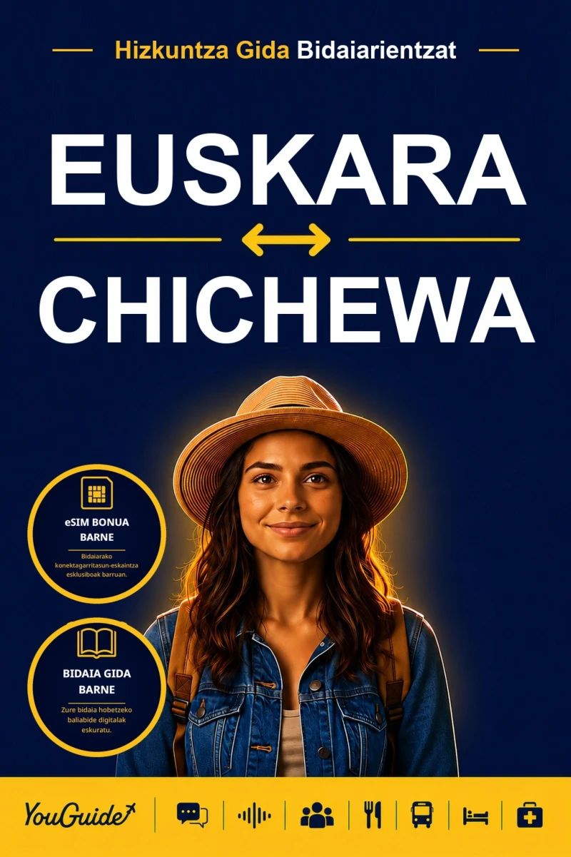 Portada: The Language Guide for Travelers - Basque to Chichewa